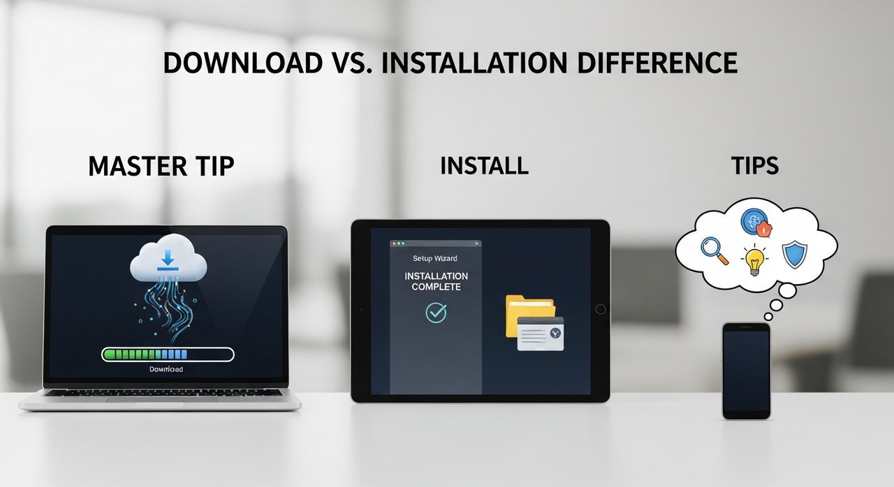 이젠 안 헷갈려! 다운로드와 설치 차이 완벽 마스터 팁 3가지
