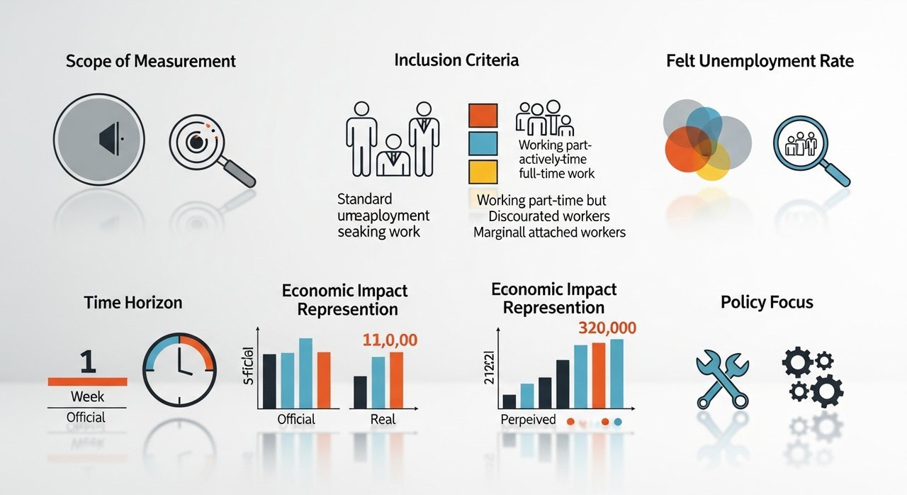 실업률과 체감실업률 차이 통계 기준 비교 5가지 핵심 가이드