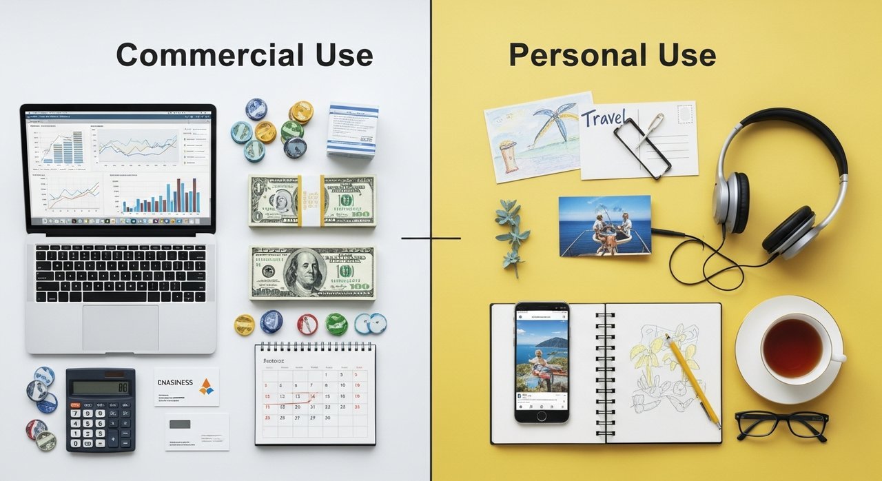 이것만 알면 끝! 상업용과 개인용 차이 3분 총정리